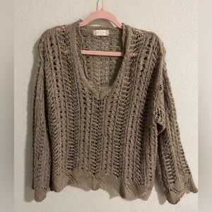 Altar'd State Women's V-Neck Sweater